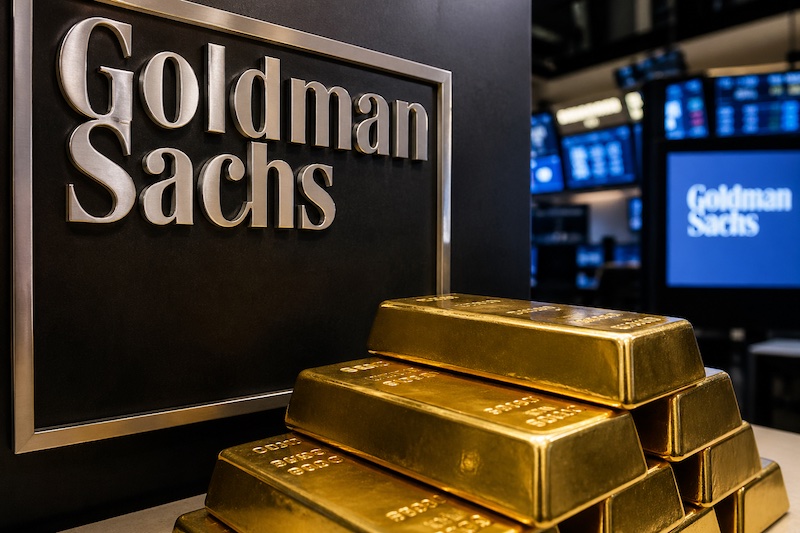 Goldman Sachs maintient son objectif sur l’or à 5.400 $ malgré des risques baissiers