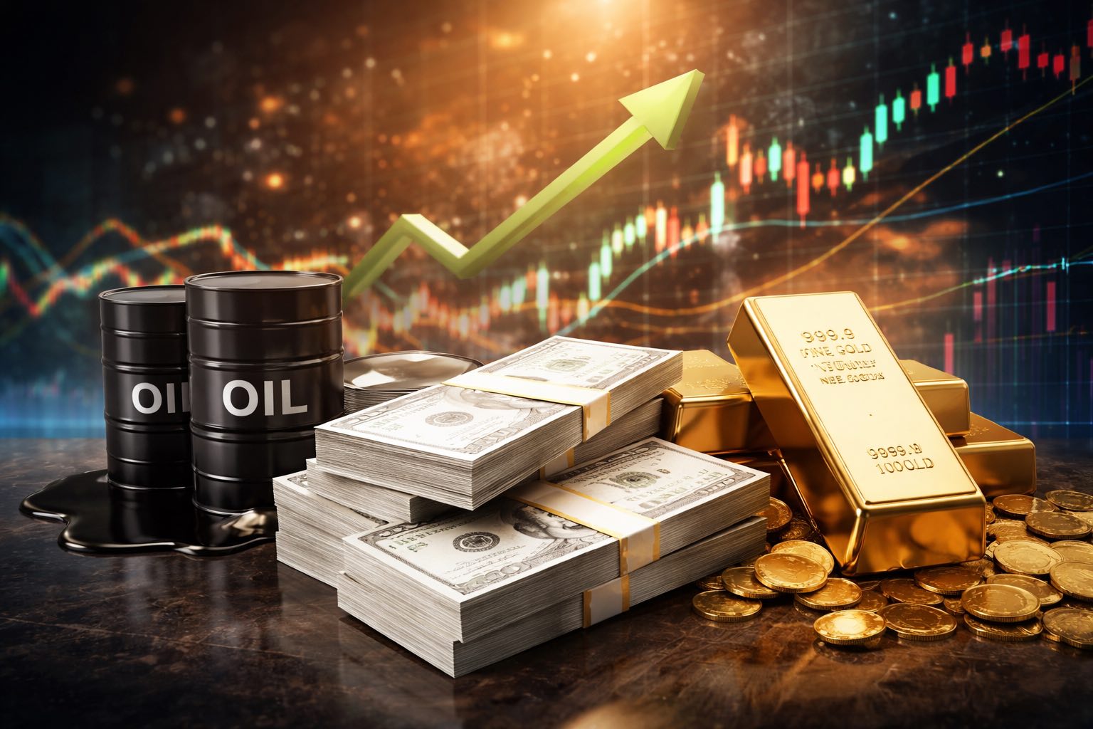 Une recomposition inattendue entre dollar, pétrole et or