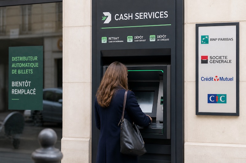 Disparition des DAB en France et arrivée des Cash Services en 2026